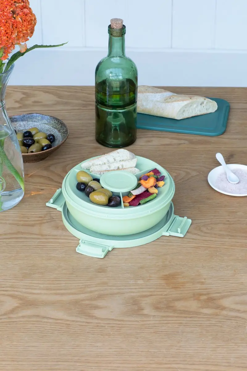 Brabantia Make & Take Salade Lunchbox 1,3L - Jade Green - afbeelding 6 van 6