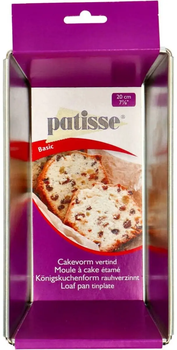 Patisse Cakevorm Basic 20 cm - Zilver