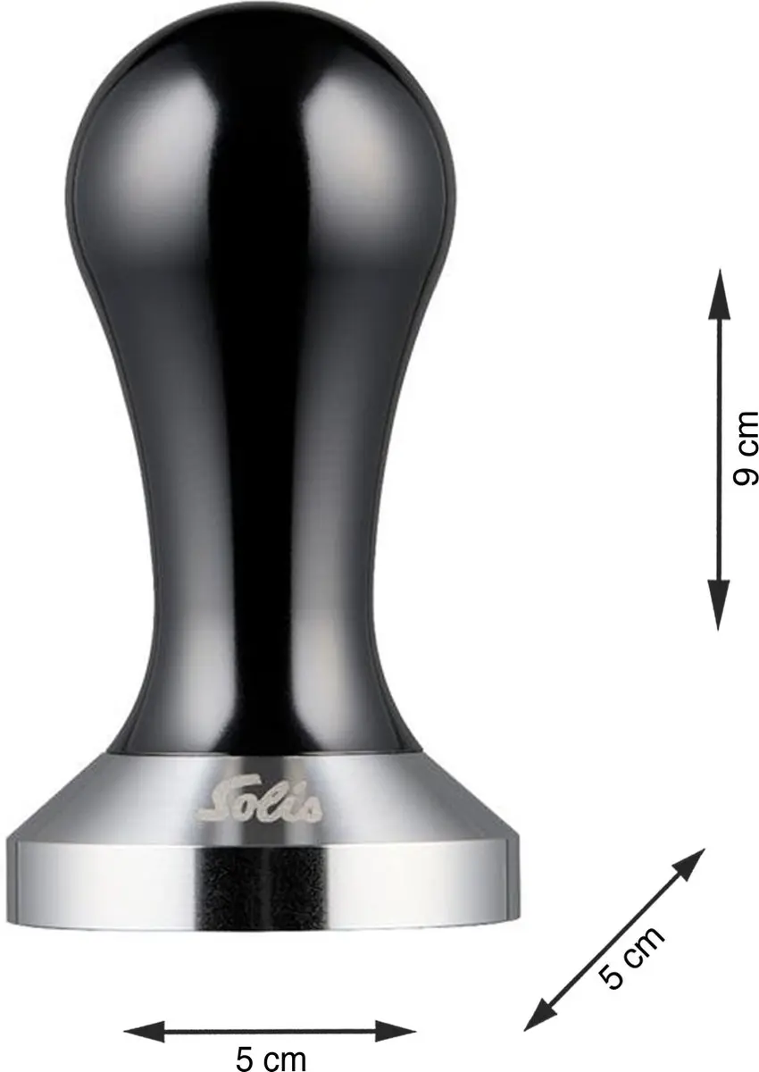 Solis Tamper 51mm - Zwart
