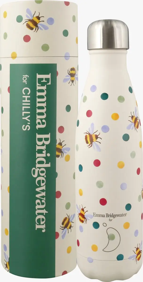 Chilly's Original 500ml Thermosfles - Emma Bridgewater Polka Dots & Bees