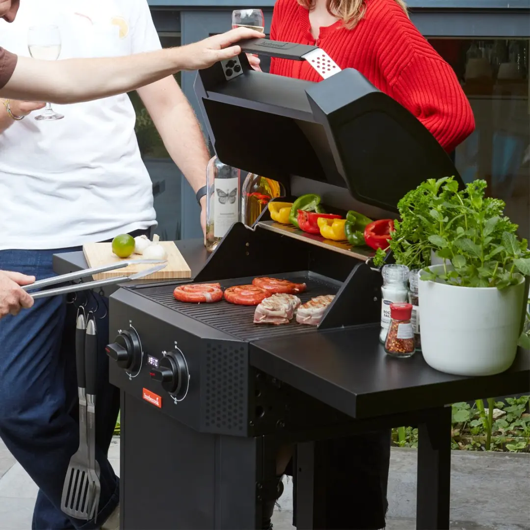 Barbecook E-Luca Elektrische Barbecue 2 Branders - 8 Burgers