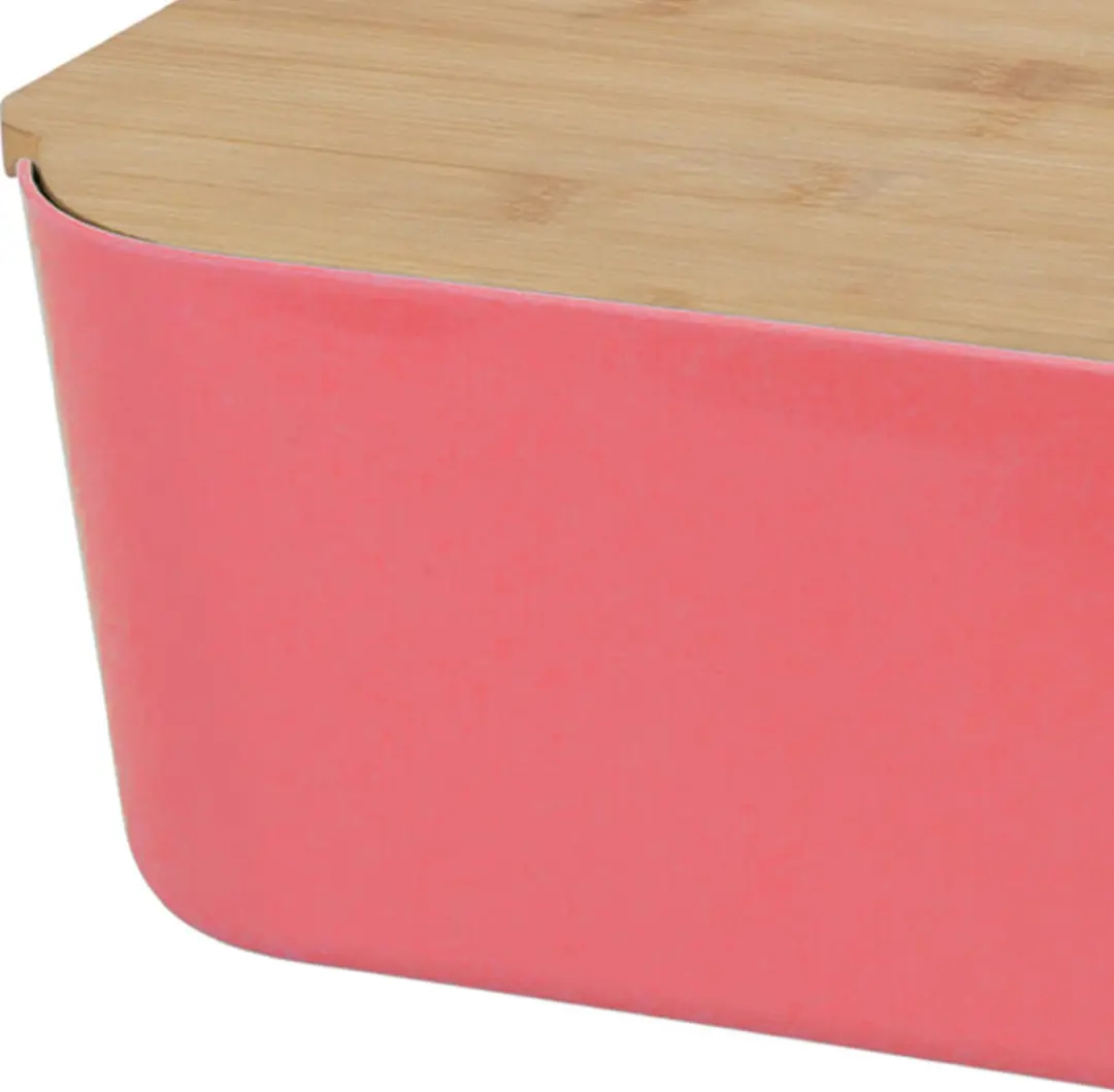 Excellent Houseware Broodtrommel met Snijplank - Rood