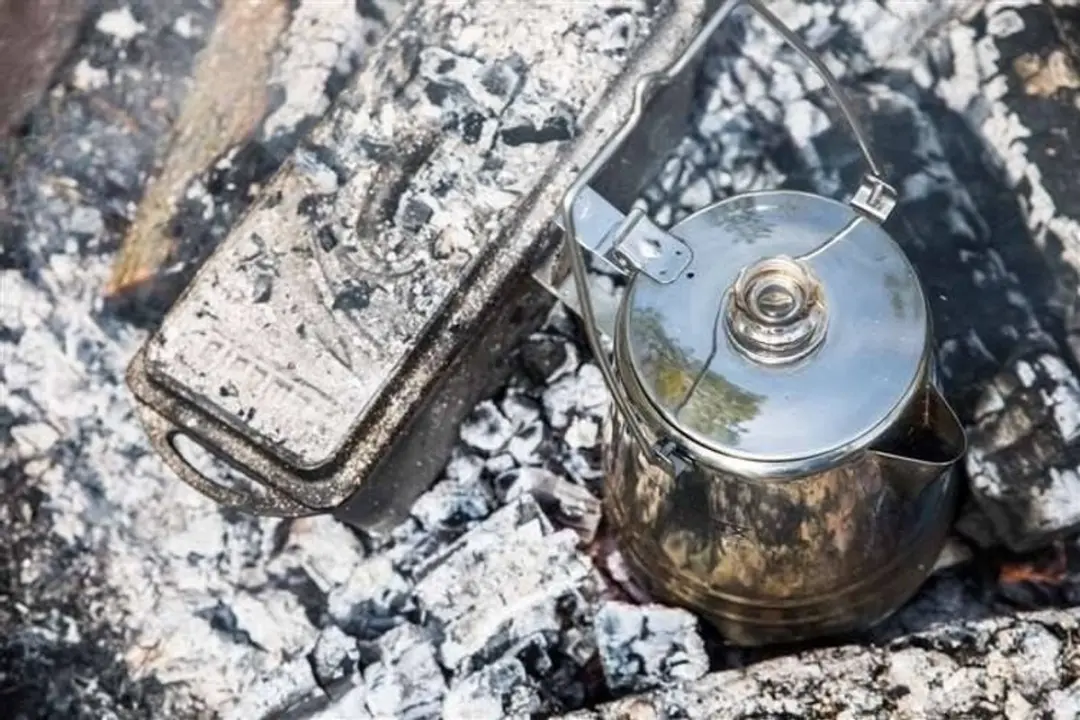 Petromax Perkomax LE28 RVS Percolator 14 Koppen - Staalgrijs