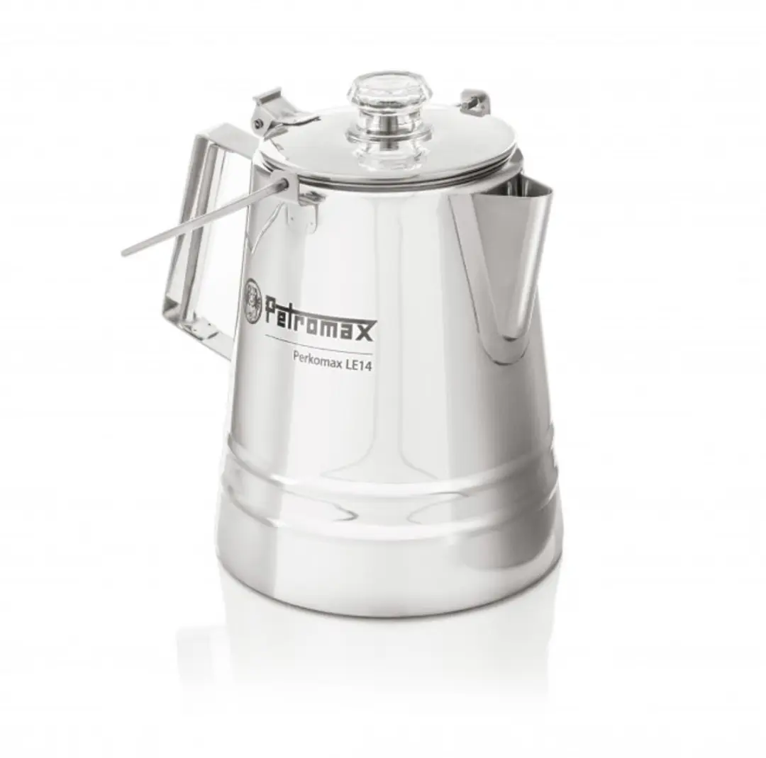 Petromax Perkomax LE28 RVS Percolator 14 Koppen - Staalgrijs