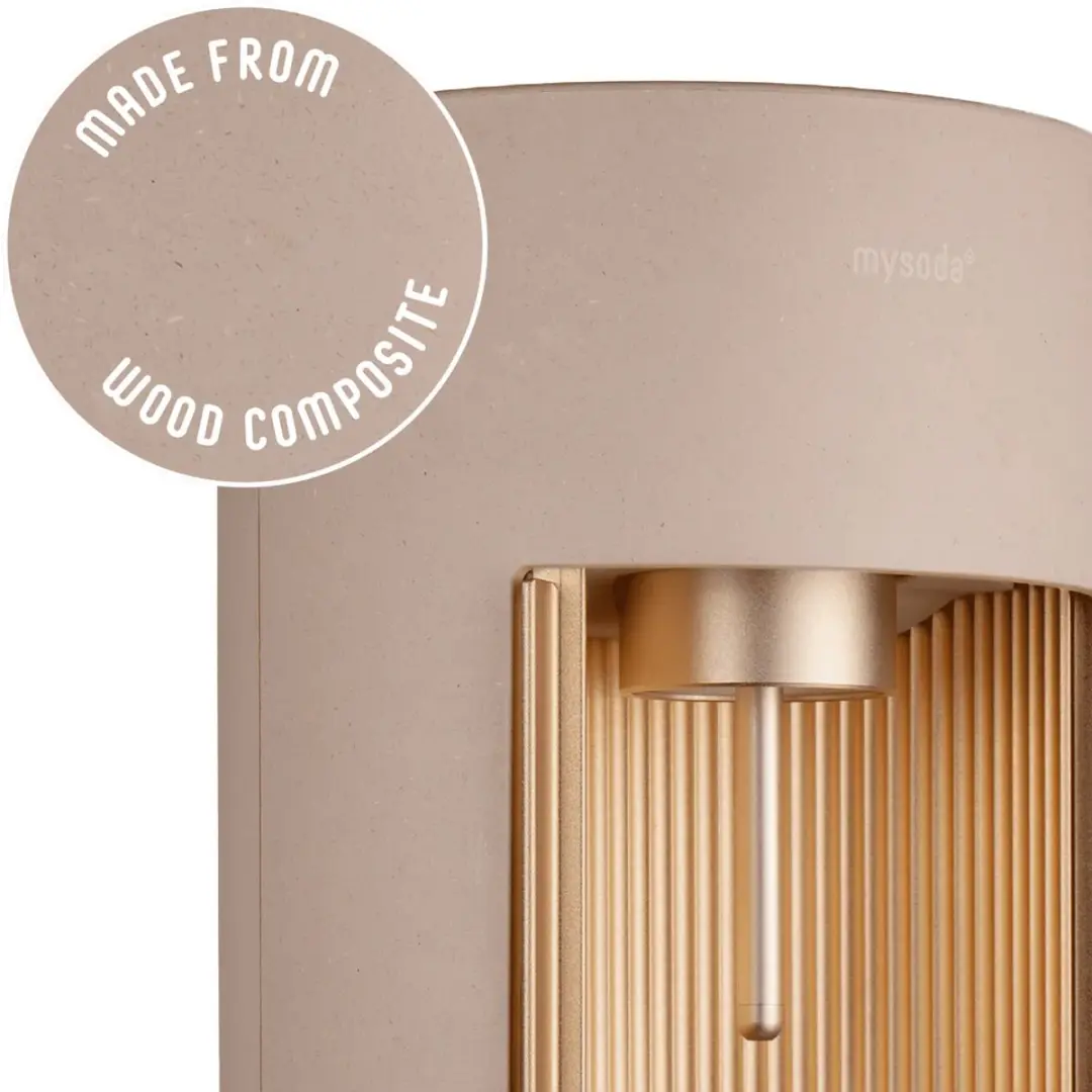 Mysoda Glassy Latte Bruiswatermaker 1L - Koper - EUR-GL004F-DOEN