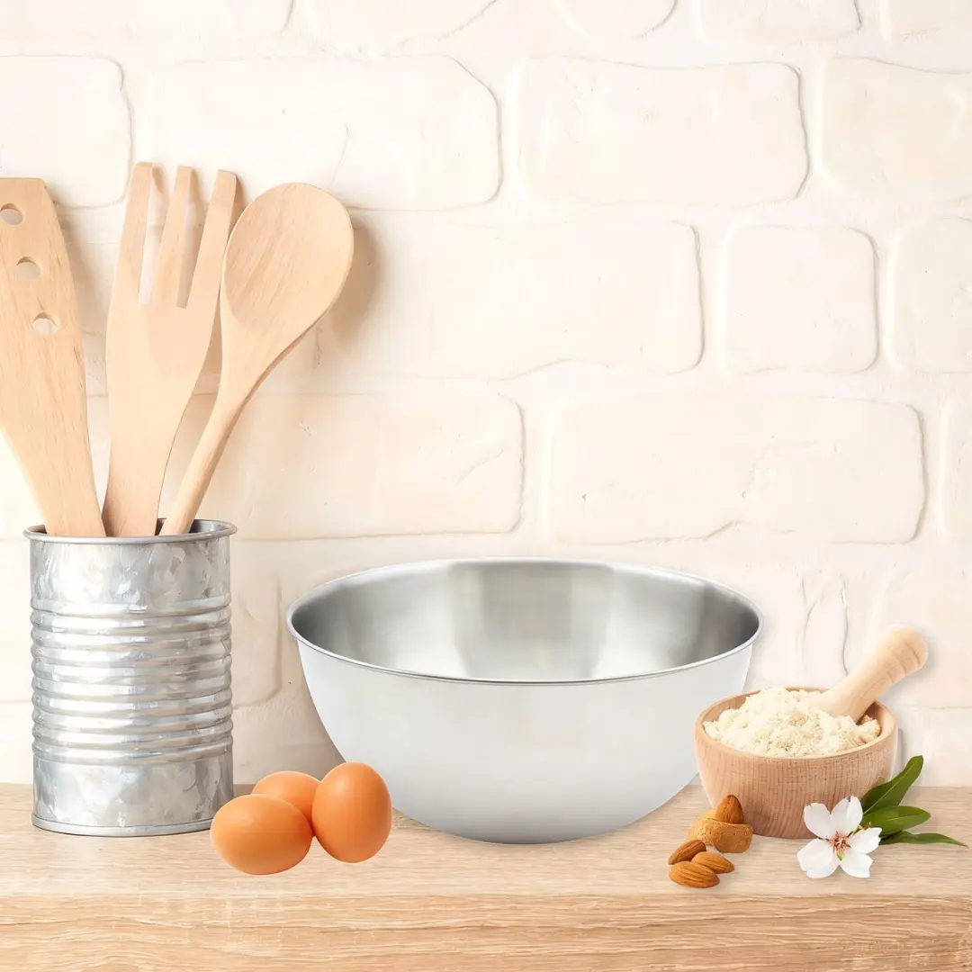 Fackelmann Basic Mixkom 20,5cm Roestvrij staal