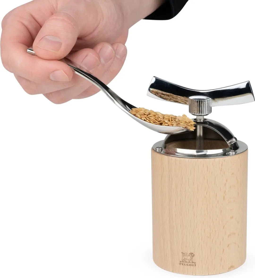 Peugeot Isen Lijnzaadmolen 13cm - Naturel