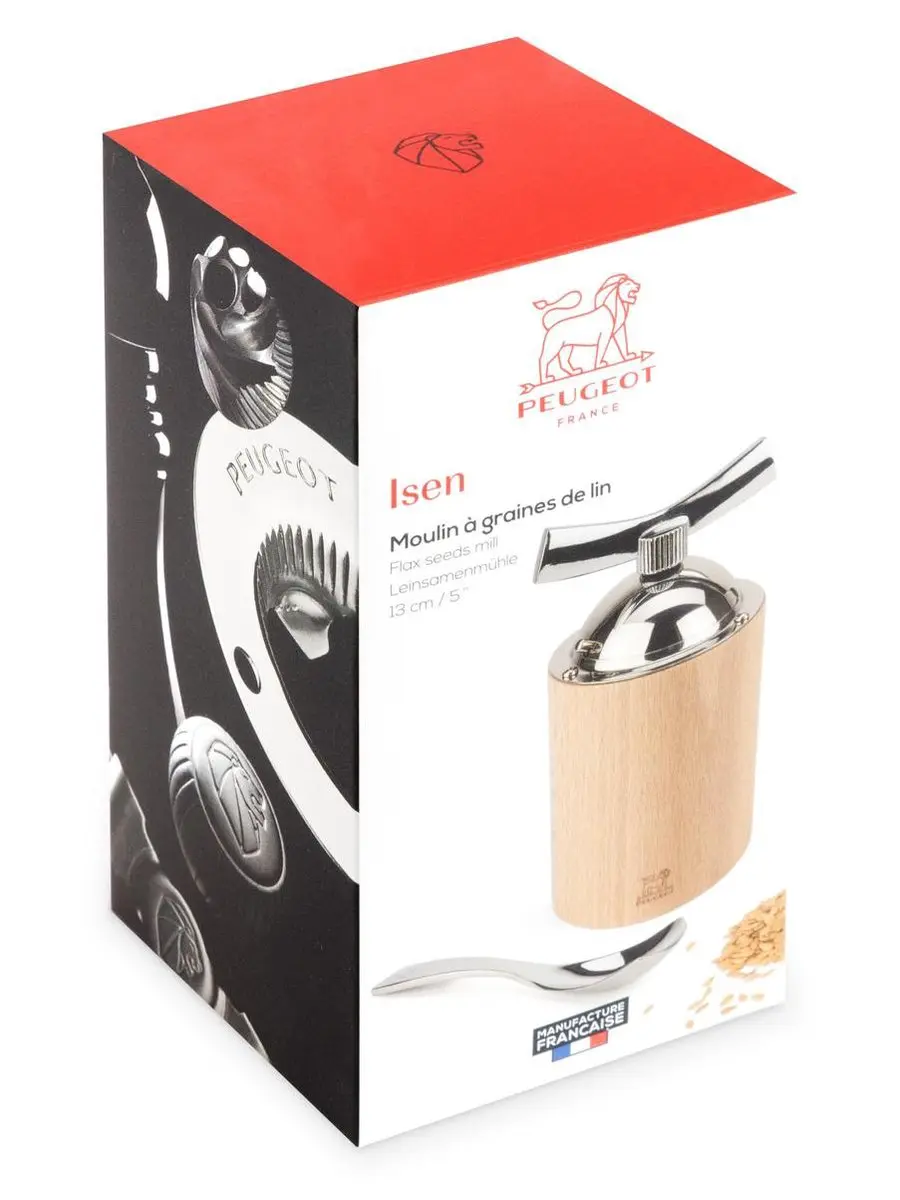 Peugeot Isen Lijnzaadmolen 13cm - Naturel