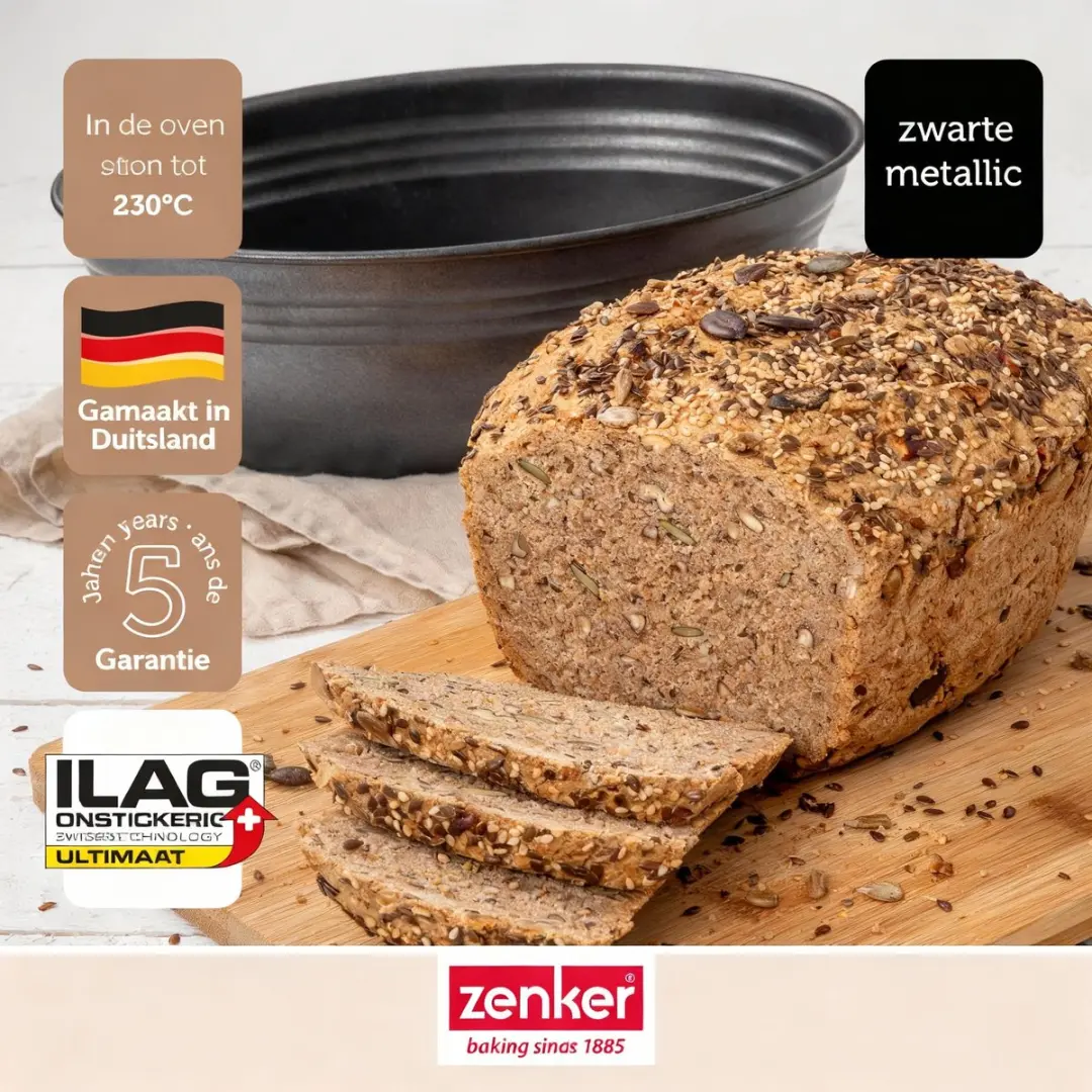 Zenker Ovale Broodvormen 26x16cm - Set van 2