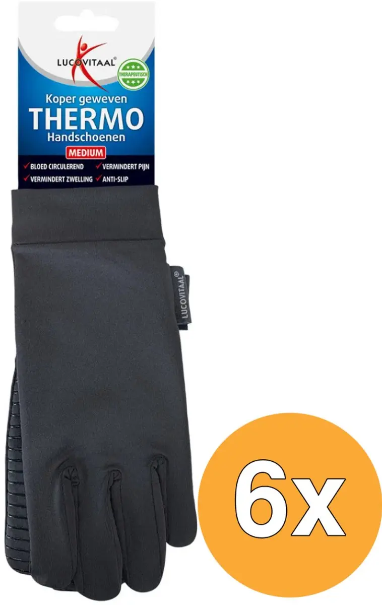 Lucovitaal Koper Thermo Handschoenen Medium