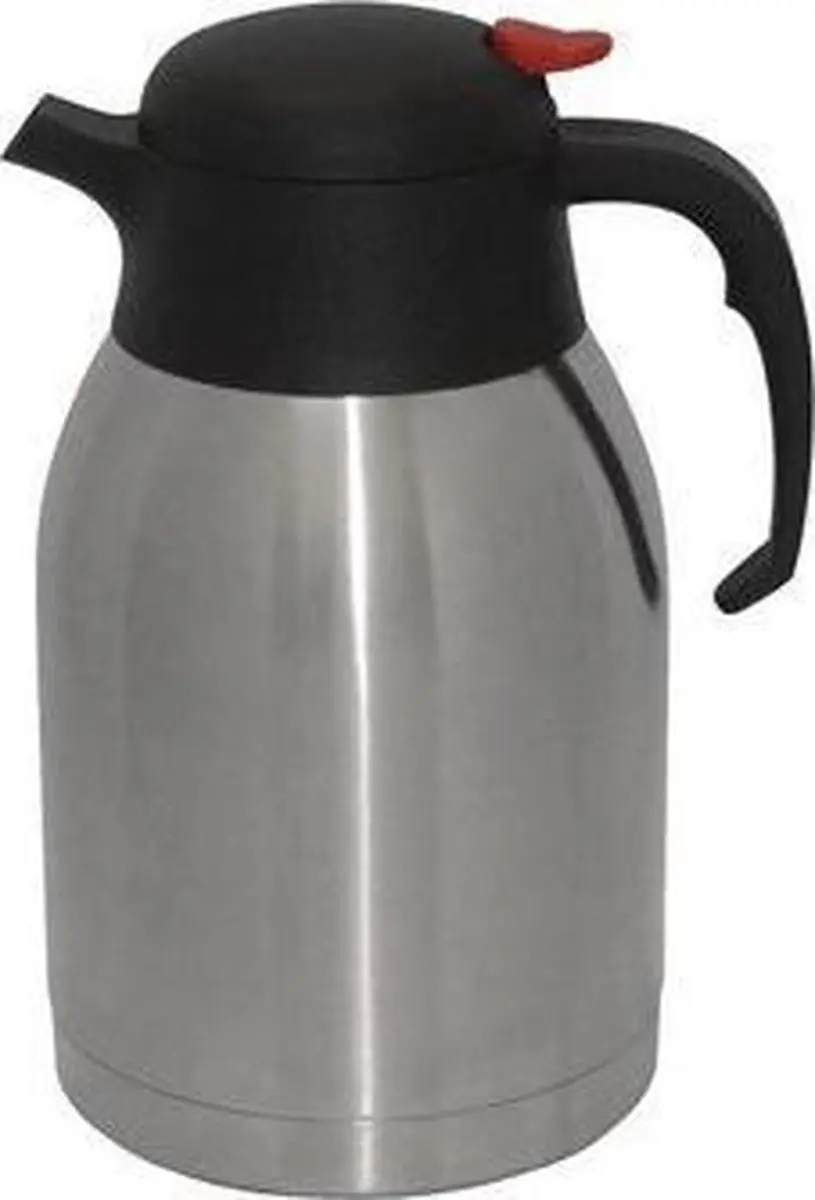 Olympia Thermoskan 2L - RVS - Dubbelwandig - Chroom