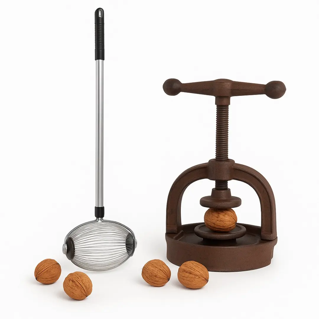 Esschert Design Notenraper & Notenkraker Set
