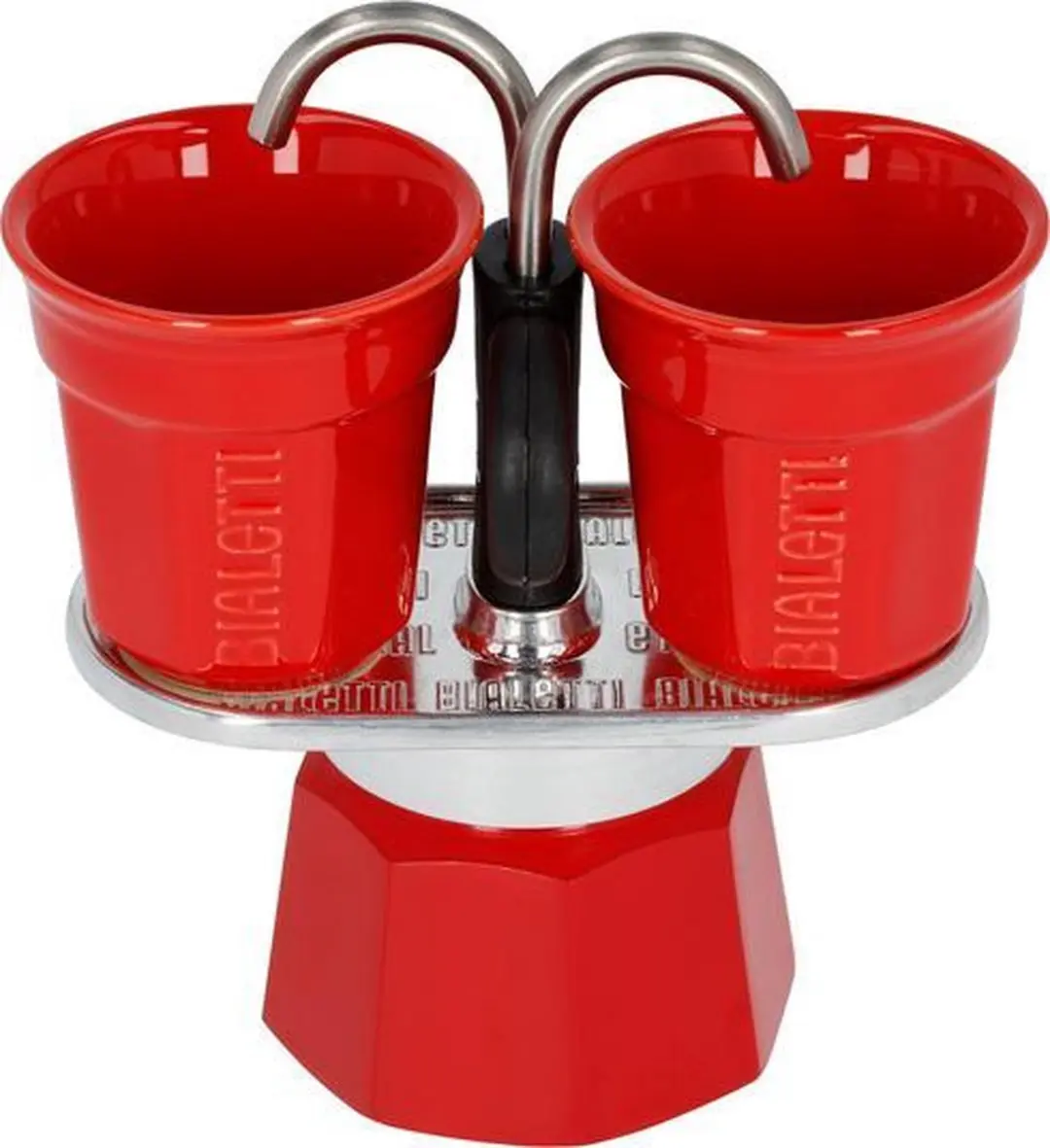 Bialetti Mini Express 0007303 Espressopot - 2 Koppen - Rood