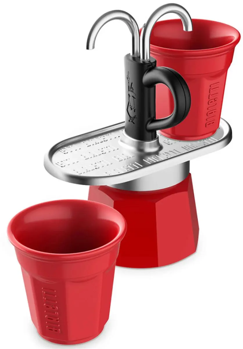 Bialetti Mini Express 0007303 Espressopot - 2 Koppen - Rood