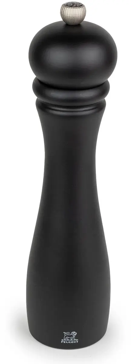 Peugeot Checkmate Zoutmolen 25cm - Mat Zwart