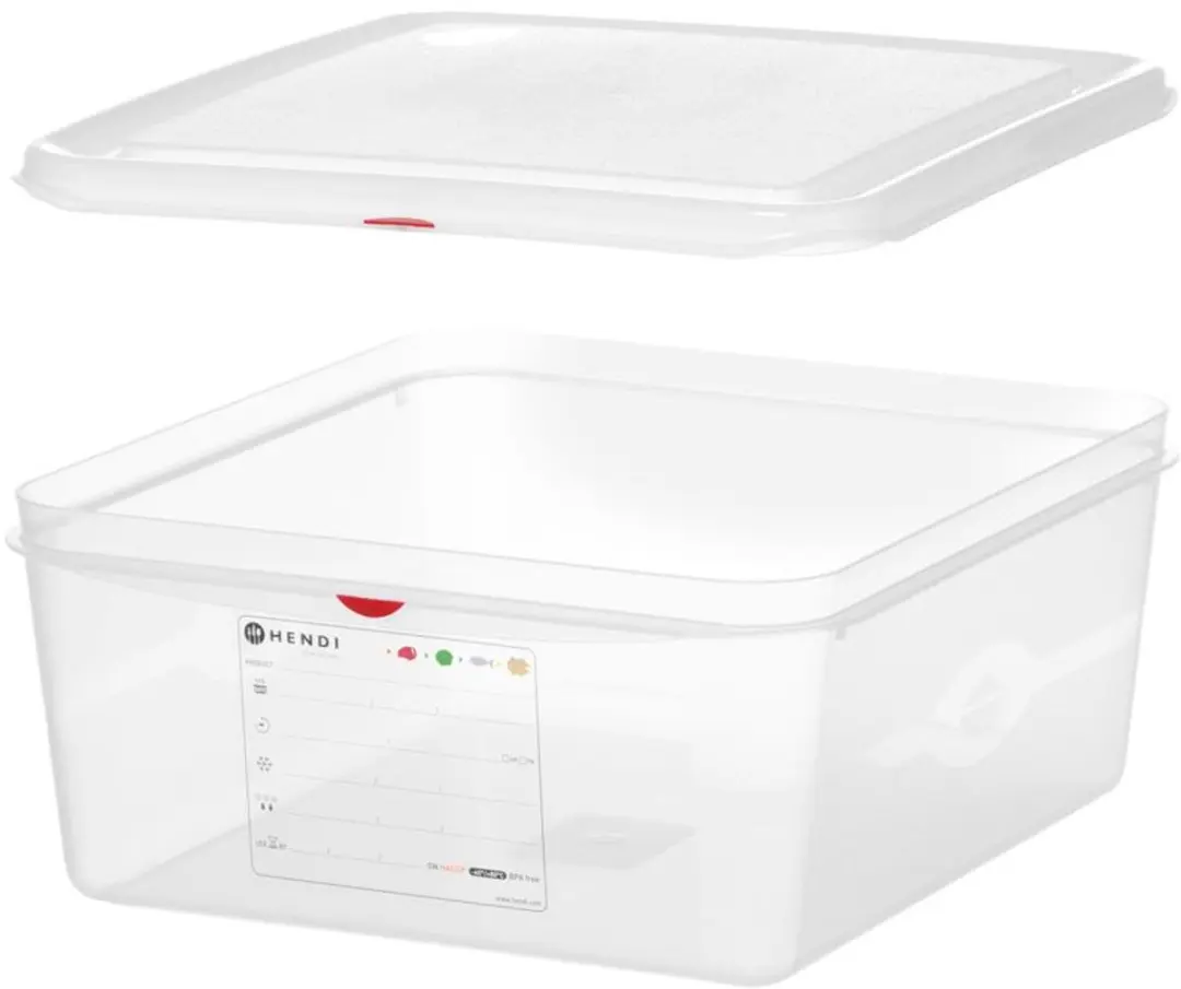 HENDI GN 2/3 Bak 13,5L Polypropyleen - Transparant