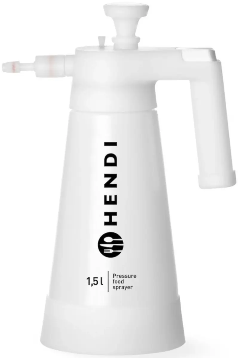 HENDI Drukspuit Voedsel 1,5L - Instelbare spuitmond - Wit