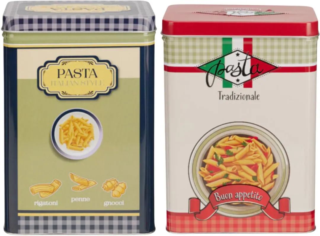 Excellent Houseware Nostalgia Pasta Bewaarblik