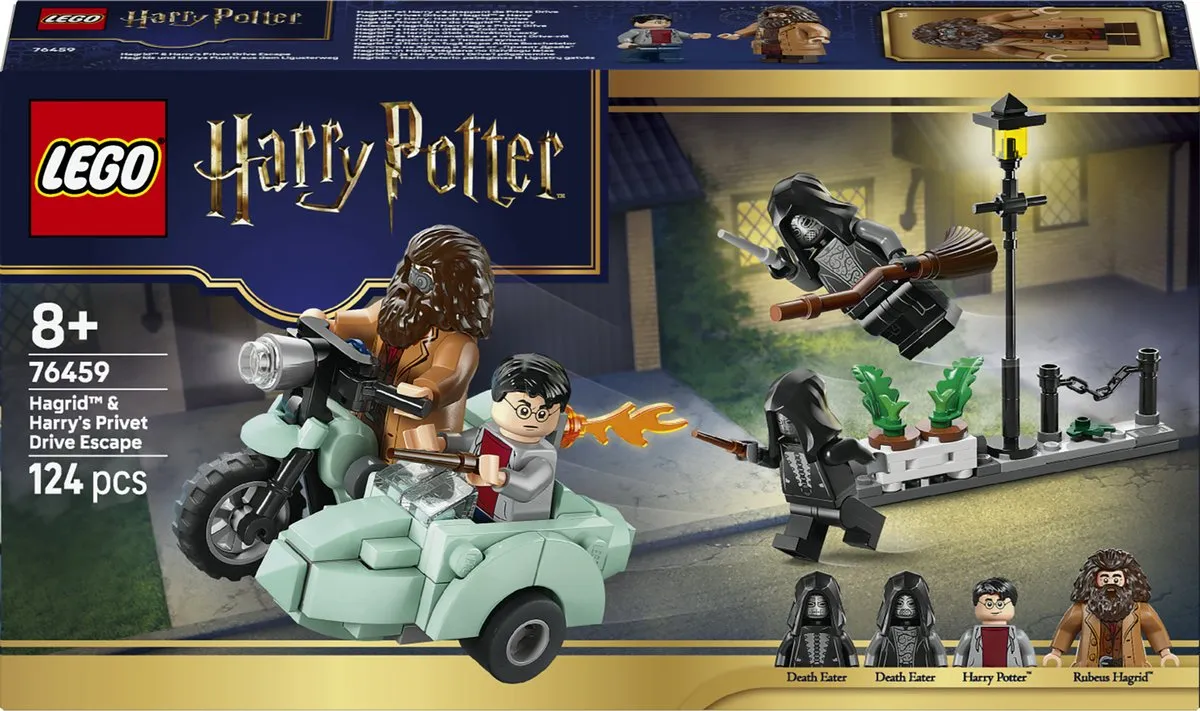 LEGO Harry Potter 76459 Hagrid en Harrys ontsnapping - 4 Minifiguren
