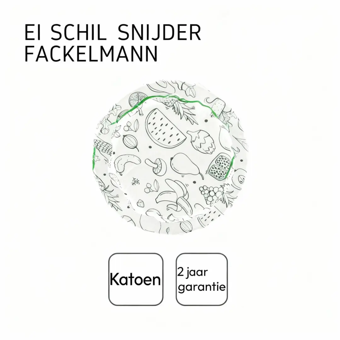 Fackelmann Nature Herbruikbare Folies 3-delig - 8-20cm - Groen/Wit