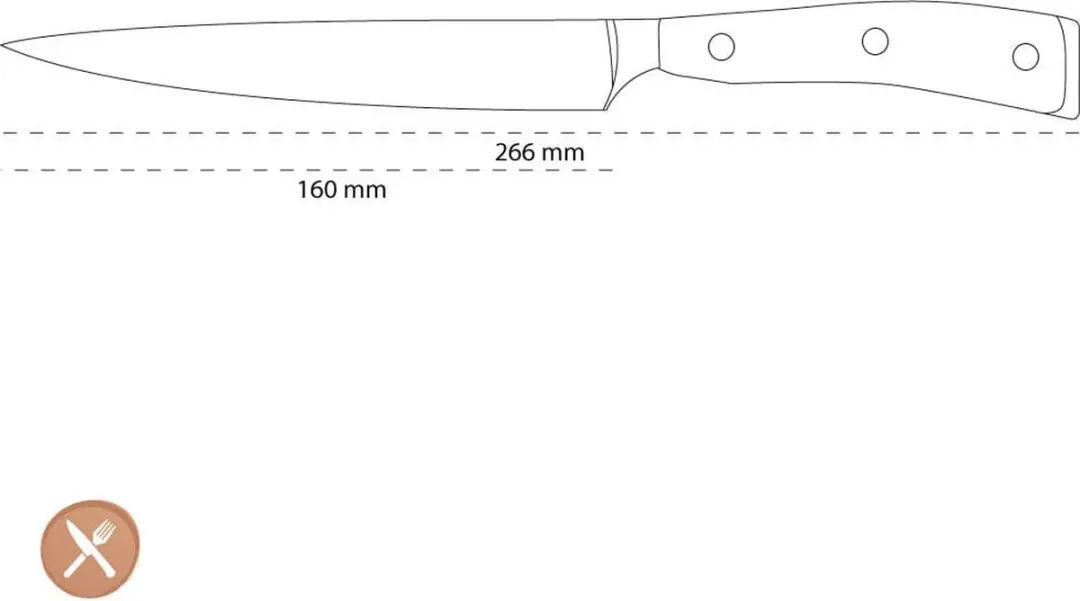 Wüsthof Classic Ikon Fileermes 16cm - Roestvrij Staal