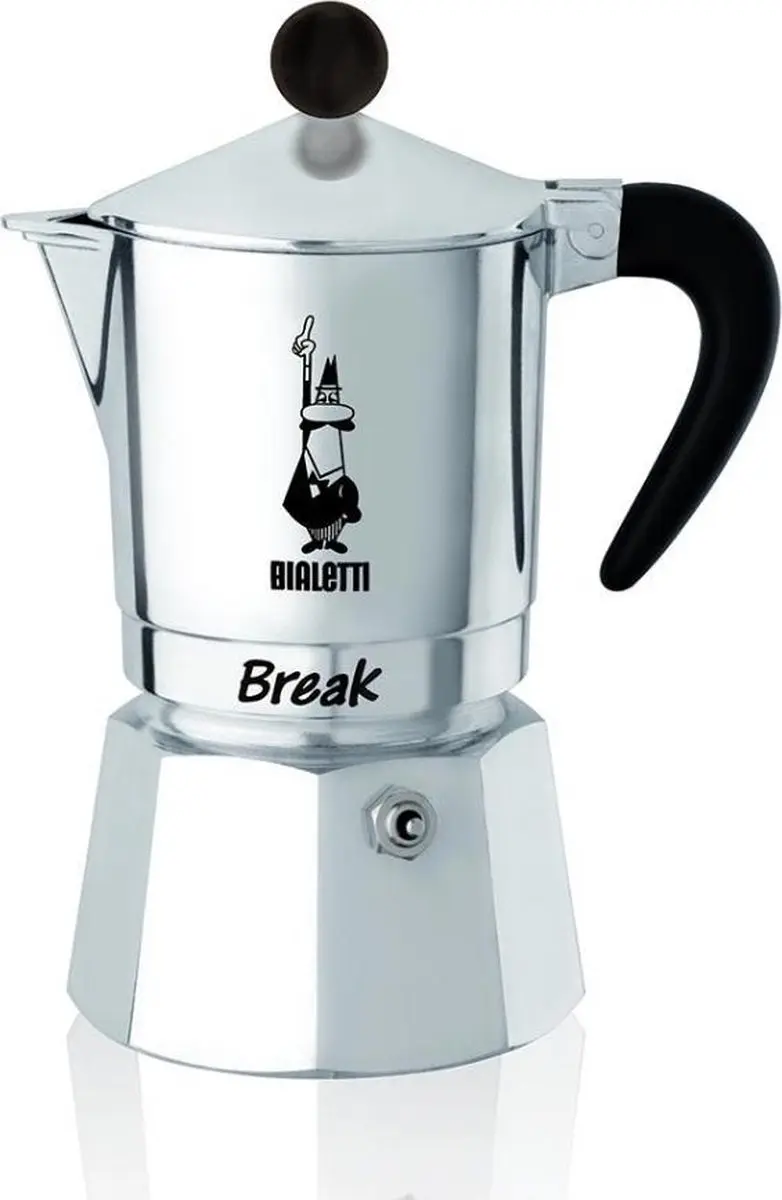 Bialetti Break Turks Koffiezetapparaat 6 Kopjes - Staal
