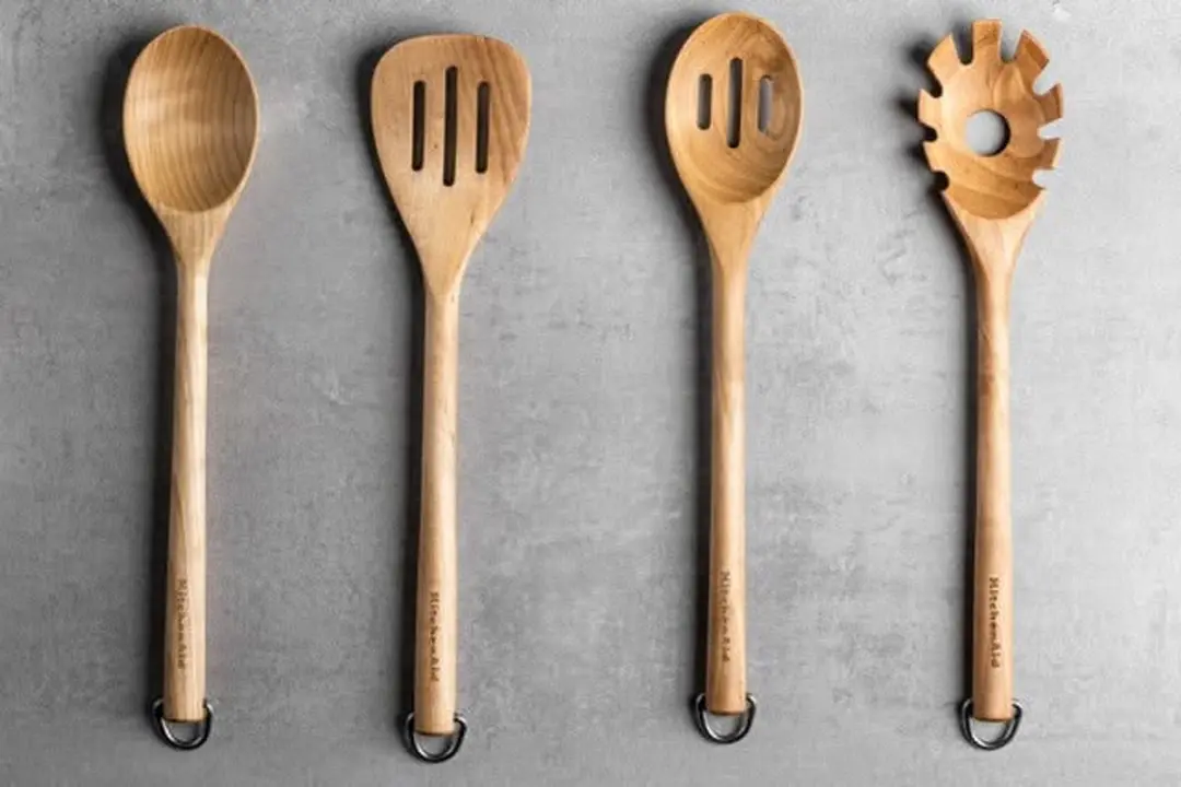KitchenAid Kooklepel Berkenhout 35cm - afbeelding 2 van 6