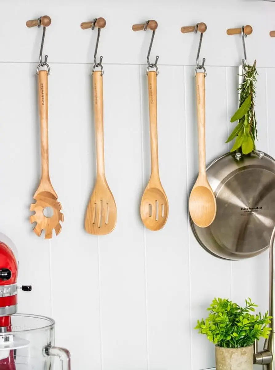 KitchenAid Kooklepel Berkenhout 35cm - afbeelding 4 van 6