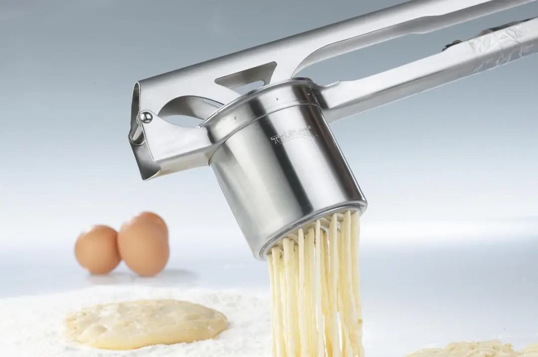 GEFU Tri Star Aardappel- en Spätzlepers - 3 Verwisselbare Schijven RVS