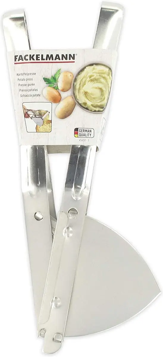 Fackelmann Aardappelstamper met Hefboom - Grijs