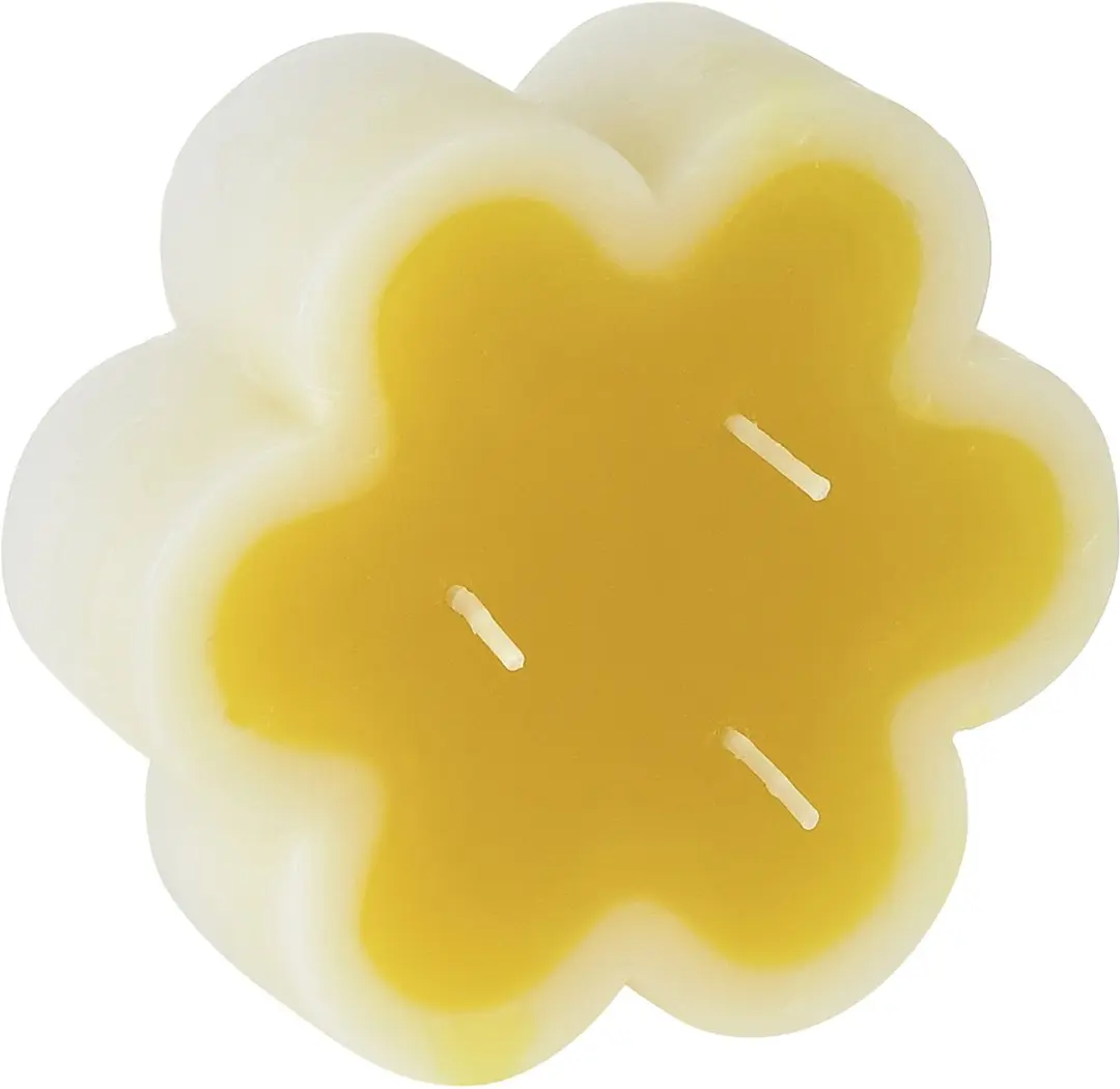 Kaemingk Bloemenkaars 3 Lonten Ø11,5cm - Veelkleurig
