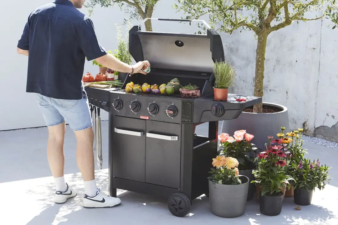 Barbecook Luca 412 Gasbarbecue 3 Branders - 145x60cm - Zwart