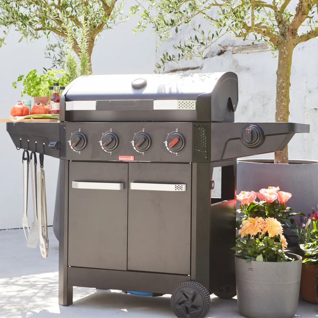 Barbecook Luca 412 Gasbarbecue 3 Branders - 145x60cm - Zwart
