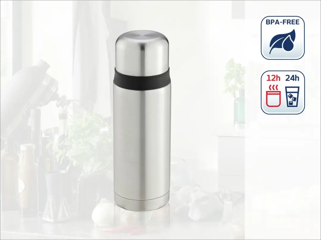 Leifheit Coco Thermosbeker 750ml RVS - Zilver