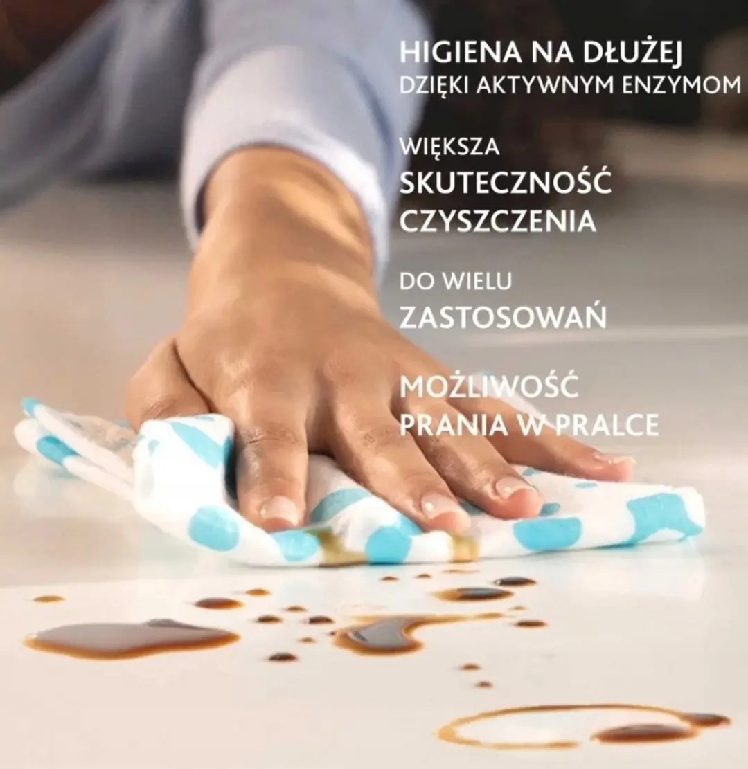 Vileda Pro Clean Universele Doek met Enzymen - 4 Stuks - Turkoois