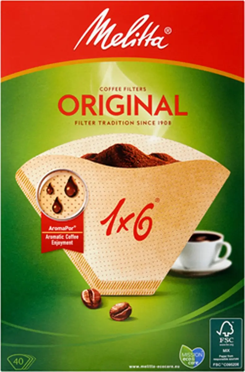 Melitta Original Koffiefilters 1x6