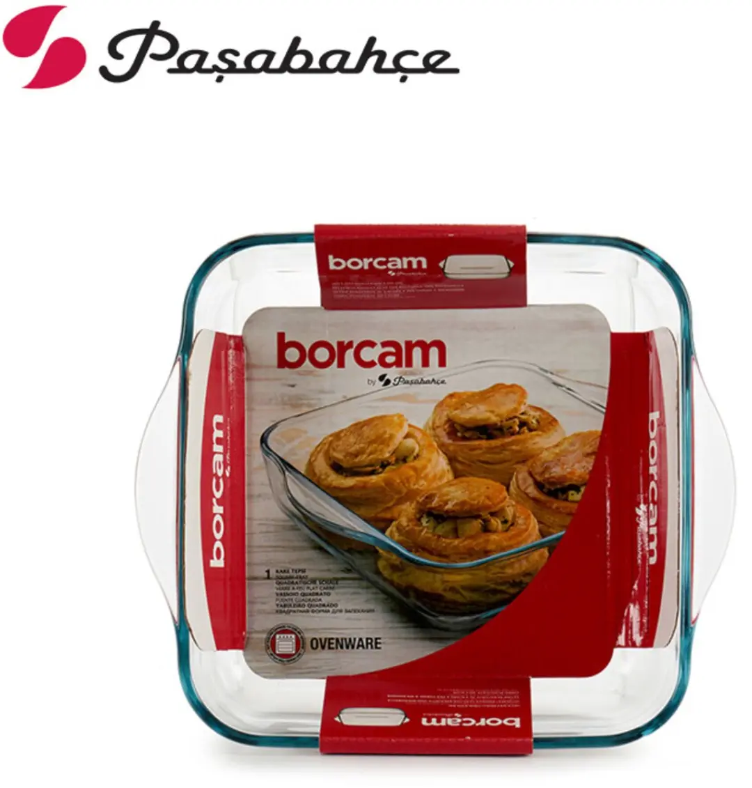 Pasabahce Vierkante Ovenschaal Glas 2L