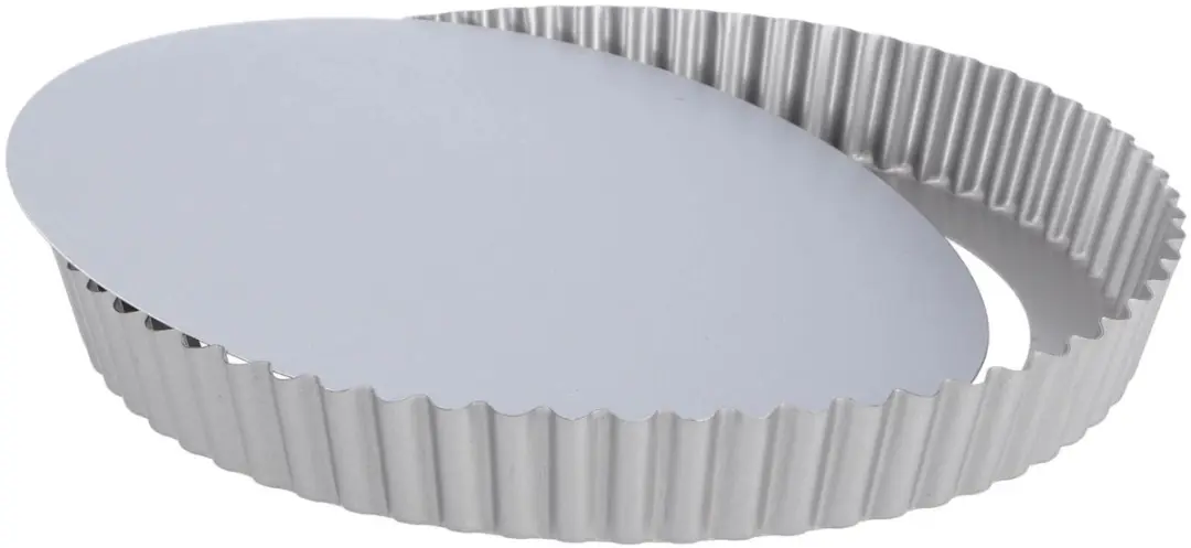 Patisse Quichevorm 28cm Losse Bodem - Zilver