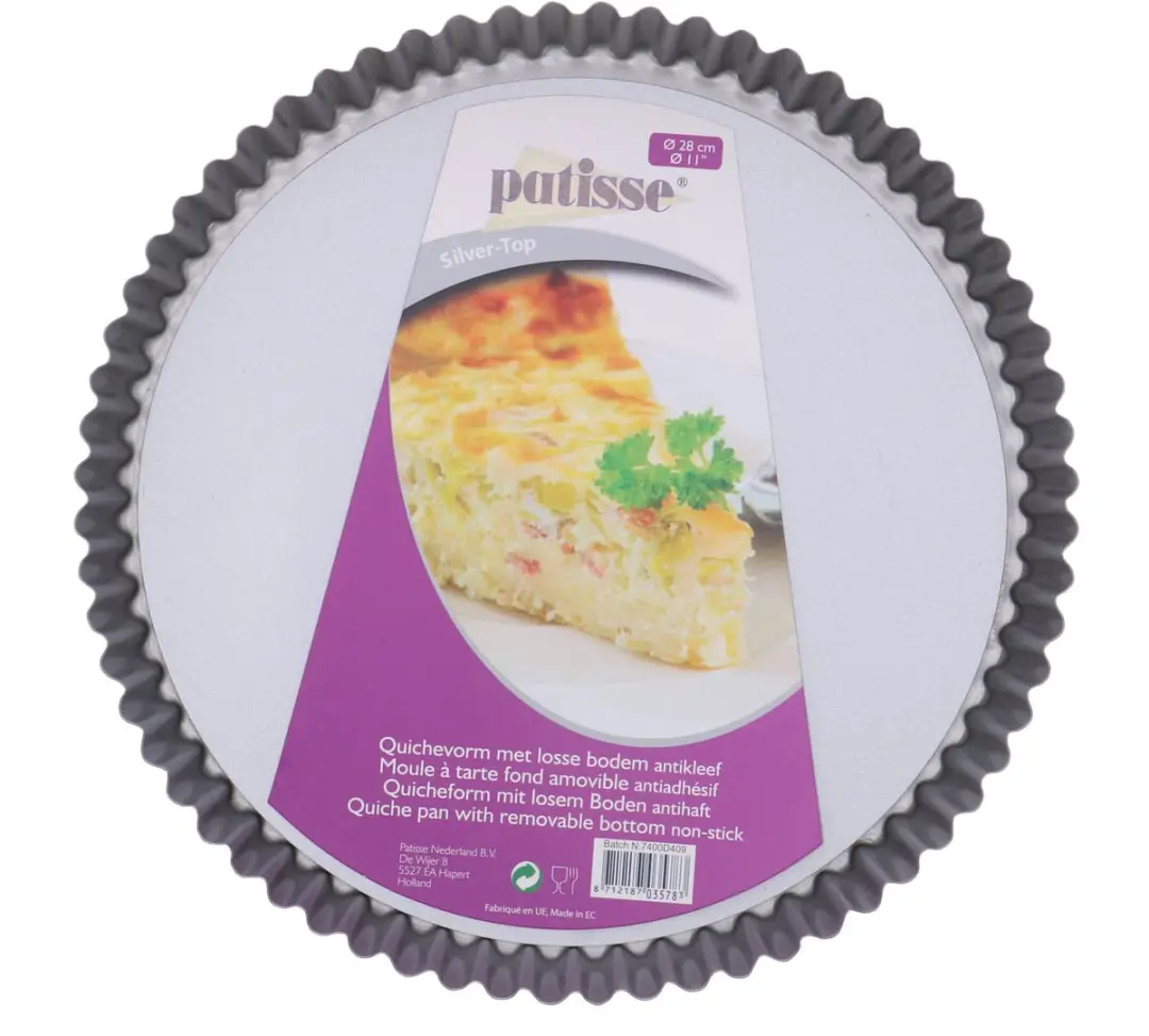 Patisse Quichevorm 28cm Losse Bodem
