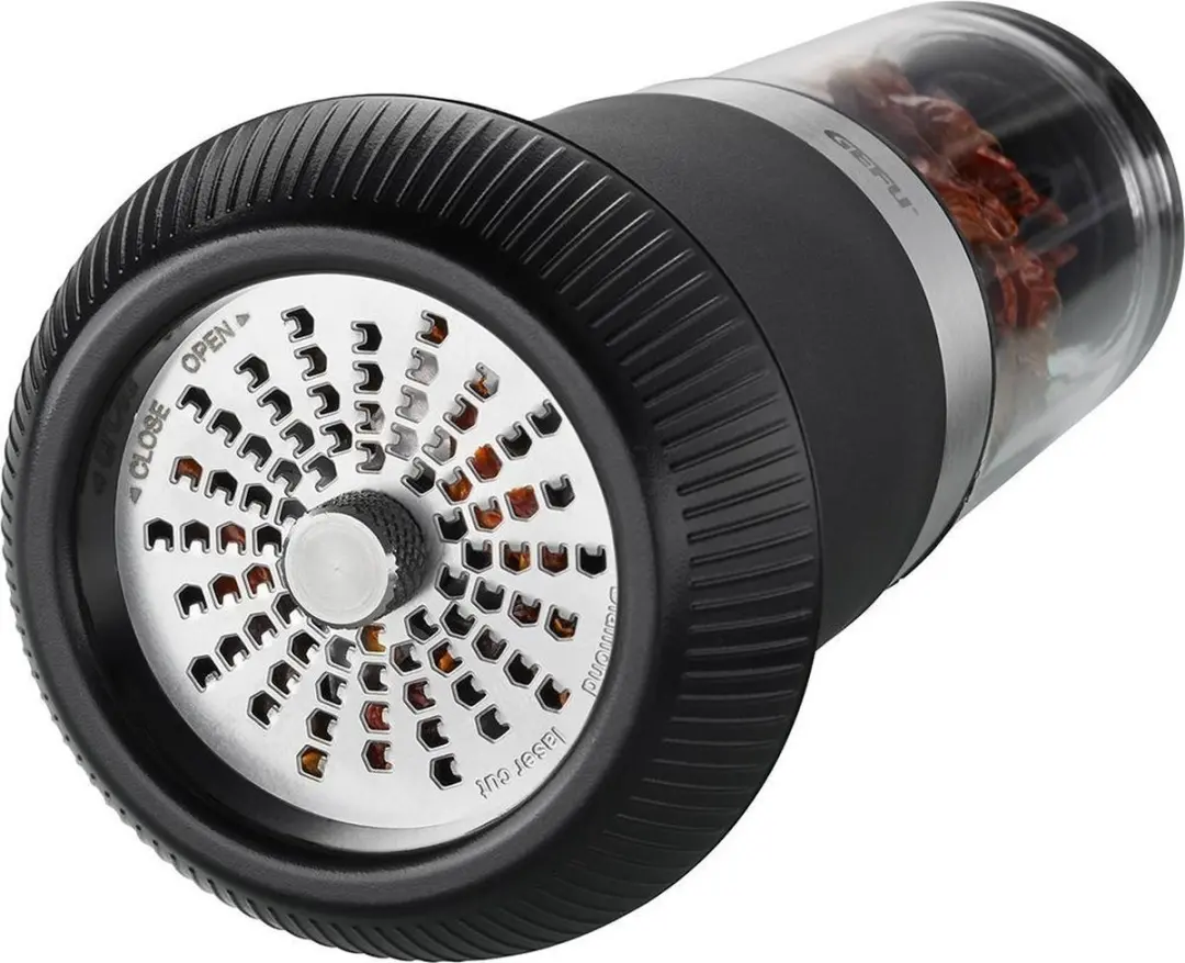 GEFU X-PLOSION Chilimolen 15cm - Zwart/Zilver