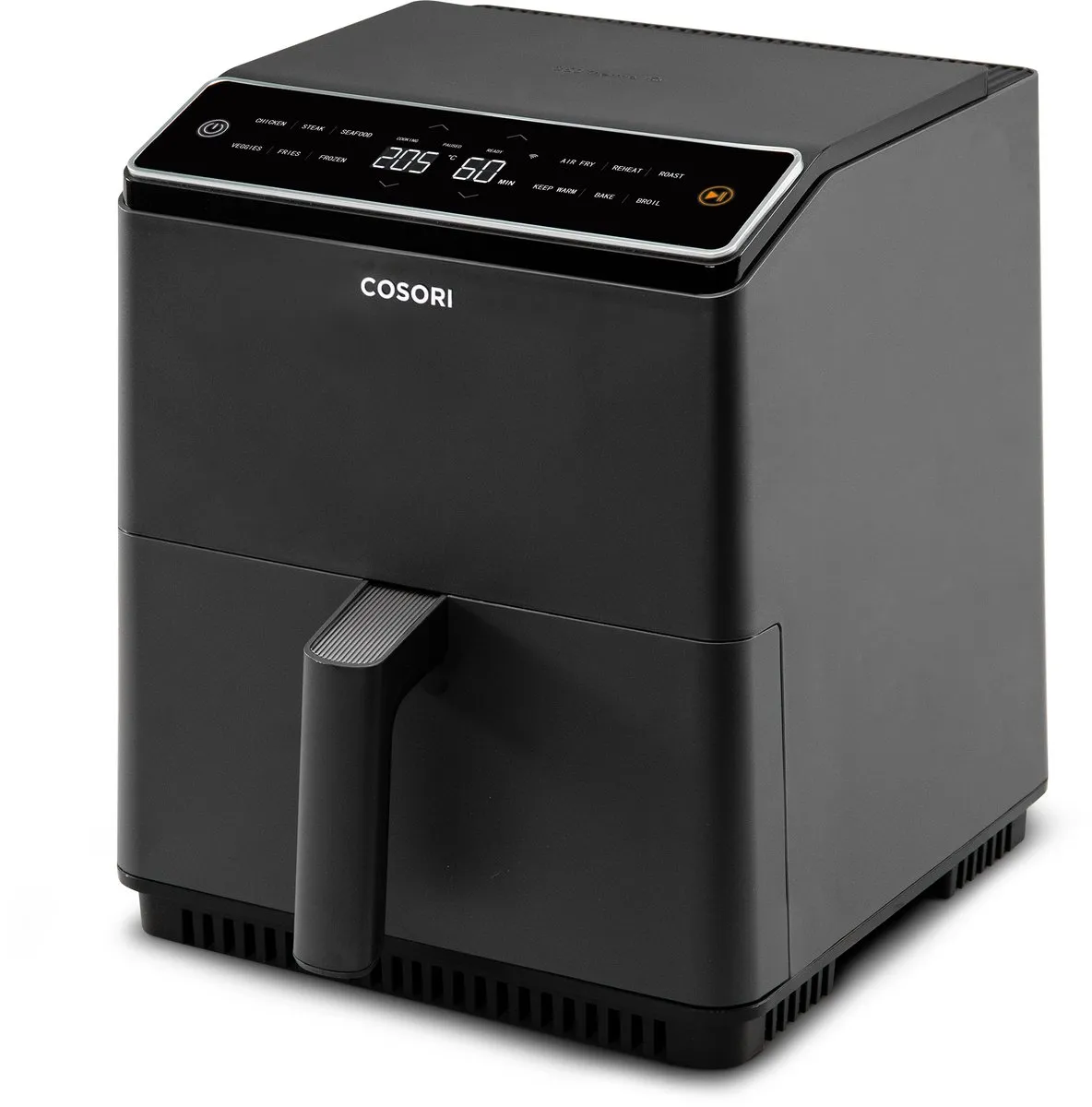 Cosori Dual Blaze Airfryer - XXL Heteluchtfriteuse 6.4 liter - 12 programma's - Boven & onderwarmte - App connectie - Antraciet