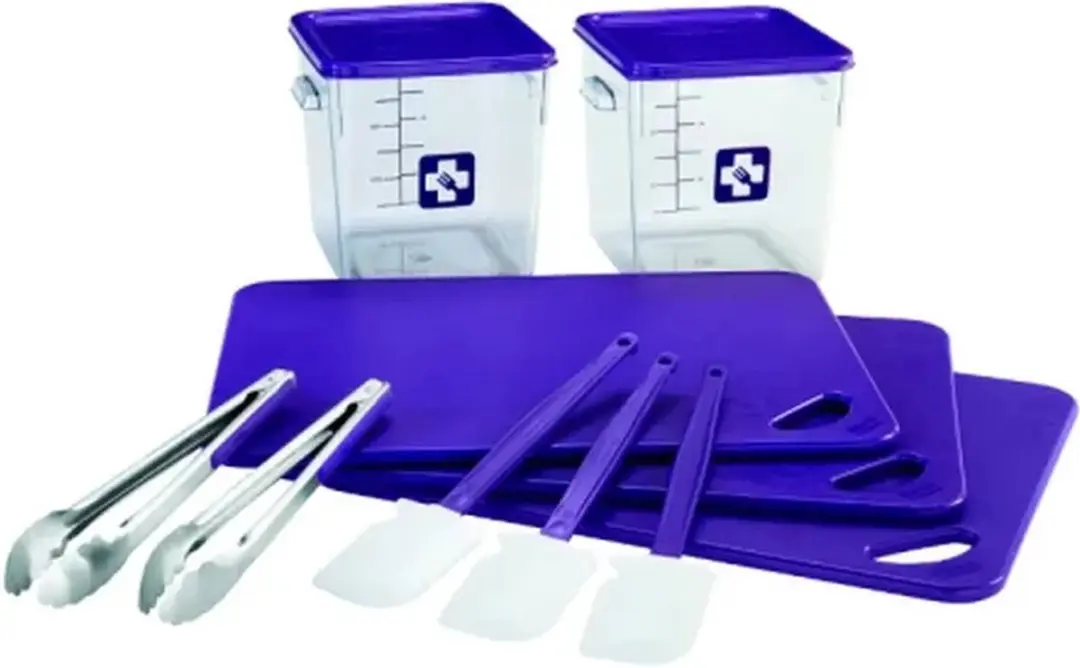Rubbermaid Kleurgecodeerde Voedselbereidingsset