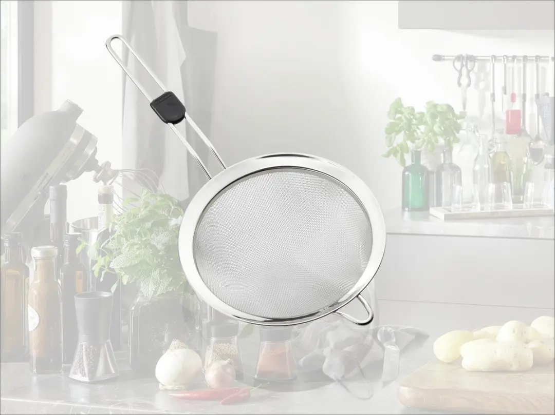 Leifheit Proline Keukenzeef 16cm - RVS - Grijs/Zwart