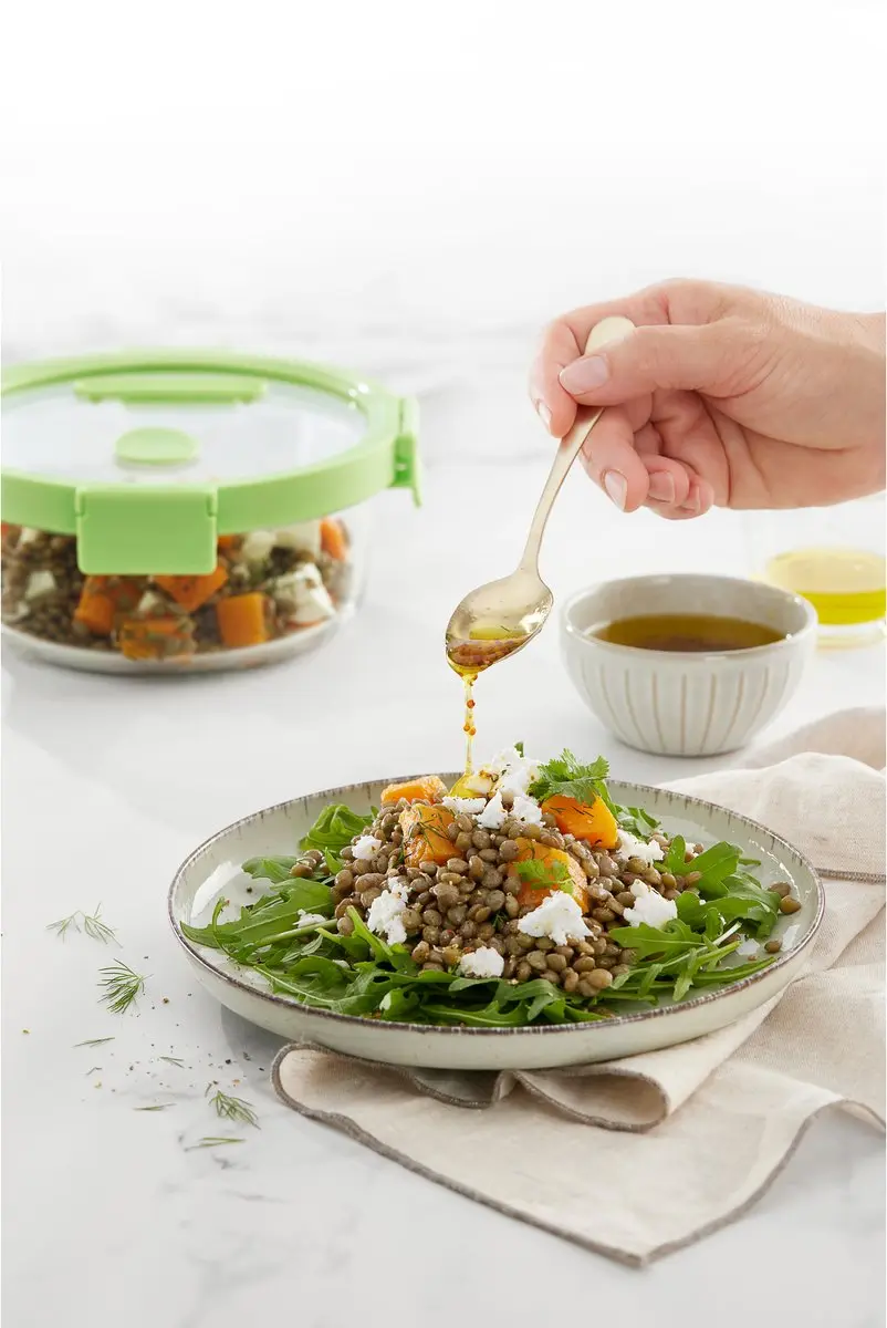 Lékué Vershouddoos Glas 950ml - Green