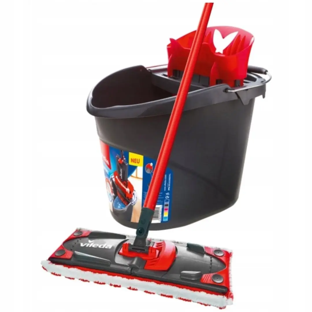 Vileda Ultramax Vloermopset - Grijs-rood