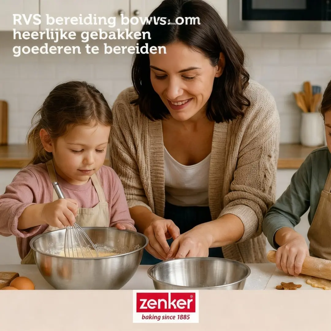Zenker Bakkersset - Springvorm 28cm + 2 kommen + maatbeker + spatel