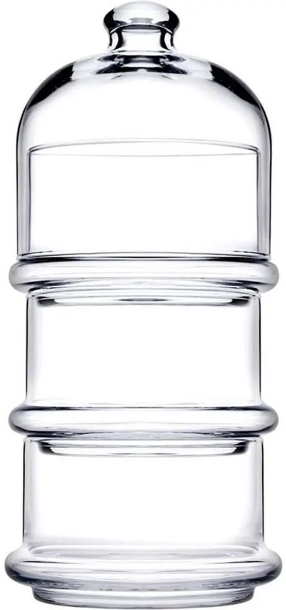 Pasabahce Villa Patisserie Glazen Voorraadpot 3-delig - 11cm