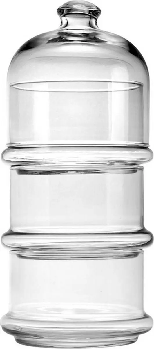 Pasabahce Villa Patisserie Glazen Voorraadpot 3-delig - 11cm