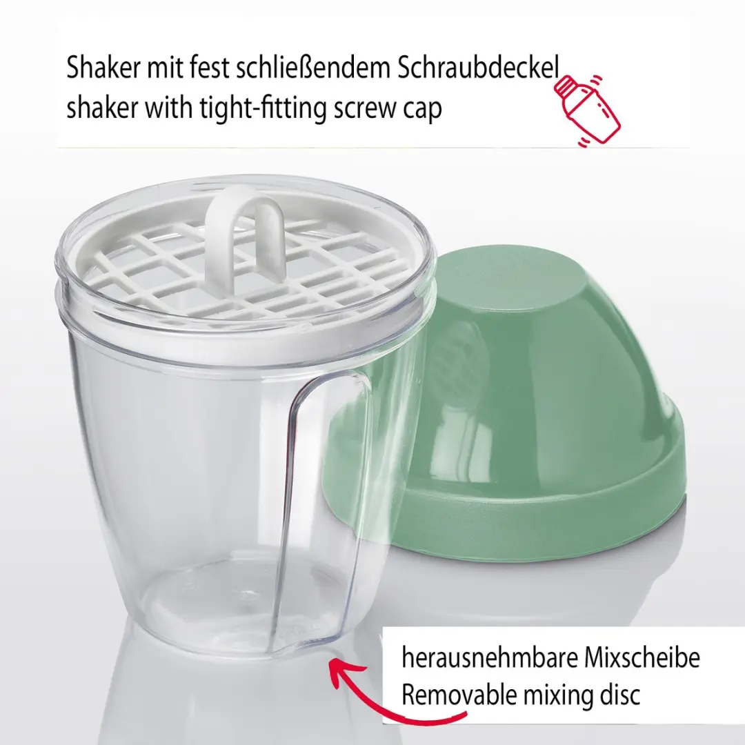Westmark Spinderella Slacentrifuge & Mix-Ei Shaker - 4,4L/0,25L - Mintgroen