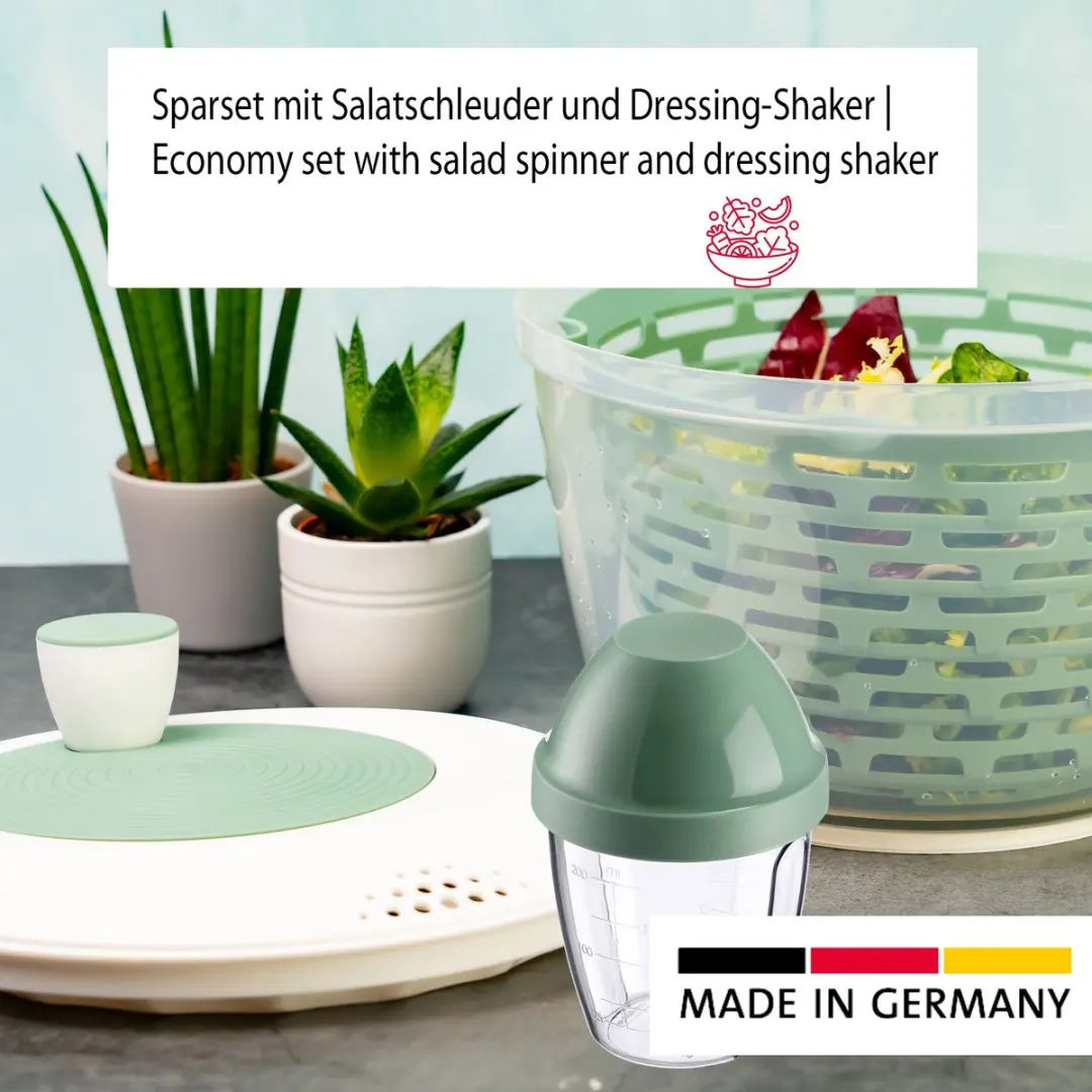 Westmark Spinderella Slacentrifuge & Mix-Ei Shaker - 4,4L/0,25L - Mintgroen